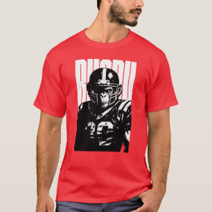 Affen-amerikanischer Footballspieler T-Shirt