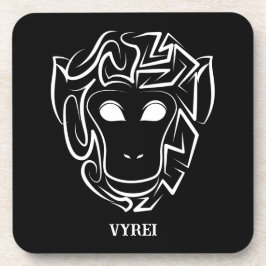 Affen aus schwarzem und weißem Stamm Getränkeuntersetzer