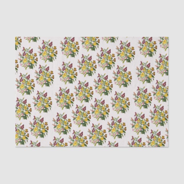 Affen-Blume Seidenpapier (Vorderseite)