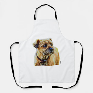 Affen Border Terrier Schürze