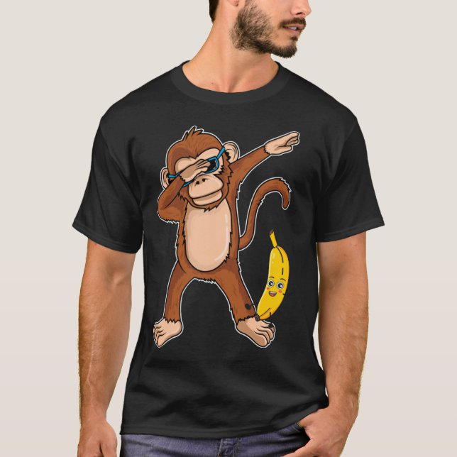 Affen-Dab-Tanzaffe T-Shirt (Vorderseite)