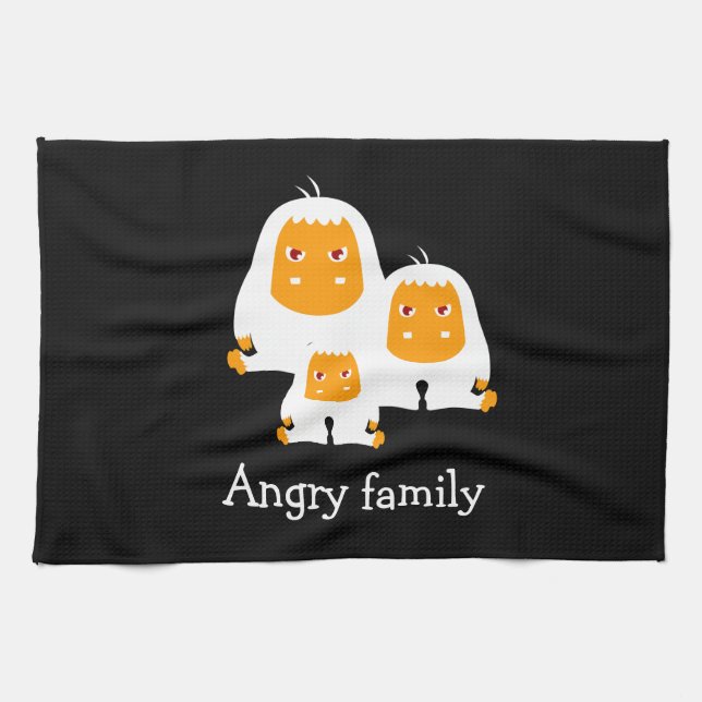 Affen der Angrasfamilie entwerfen T - Shirt Bath M Geschirrtuch (Horizontal)