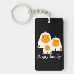 Affen der Angry-Familie gestalten T - Shirt Schlüsselanhänger