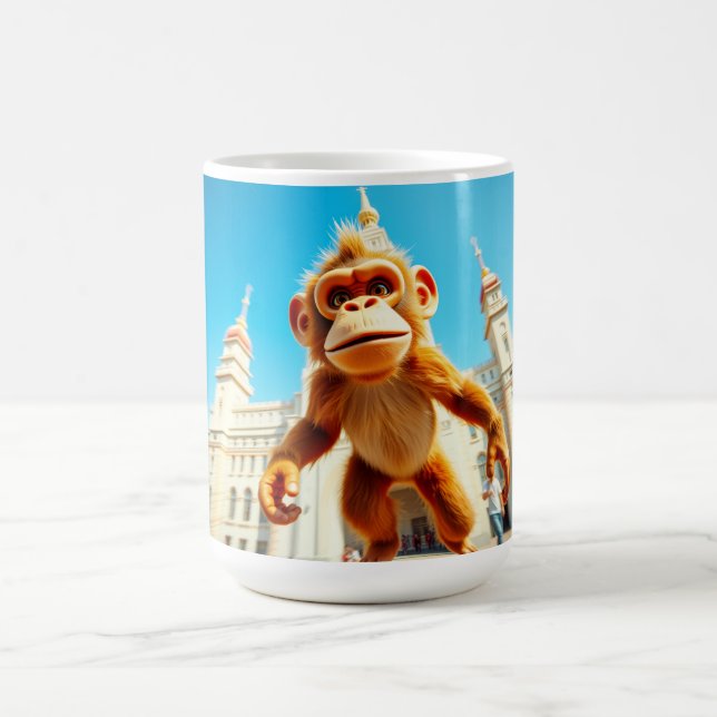 Affen-Design Kaffeetasse (Mittel)