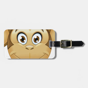 Affen-Emoji Gepäckanhänger
