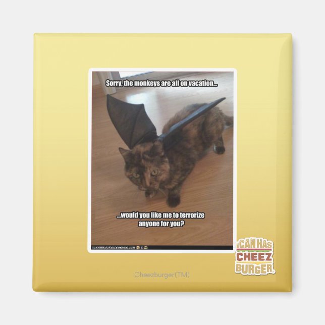 Affen im Urlaub Magnet (Vorne)