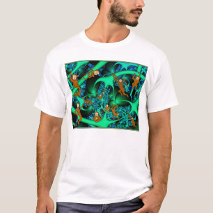 Affen in meinem Fraktal - T-Shirt