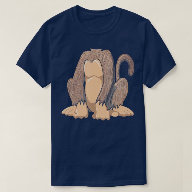 Affen-Kostüm-Affe T-Shirt (Design vorne)