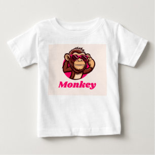 Affen-kühles-Baby-T-Shirt Baby T-shirt
