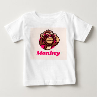 Affen-kühles-Baby-T-Shirt Baby T-shirt