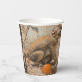Affen - Papiersorten Größe 236 ml Papiercup Pappbecher