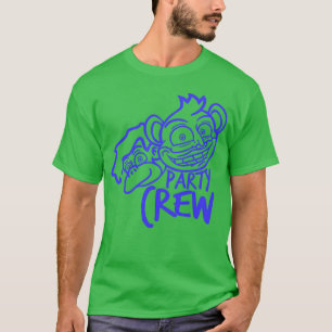 Affen Schimpanse Party Tiere Creweam Freunde bo T-Shirt