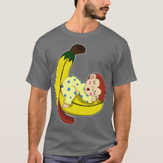 Affen schlafen in Pajamas T-Shirt