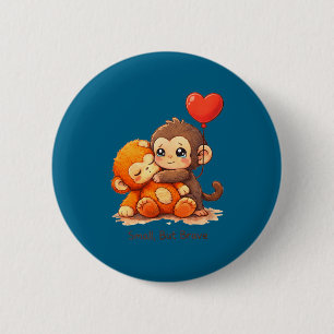 Affen Schlag Baby Grafik kleiner Schlag große Lieb Button