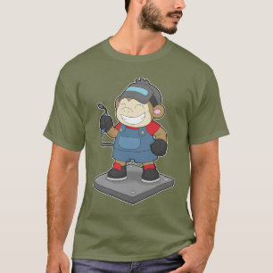 Affen-Schweißer T-Shirt