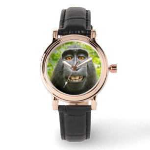 Affen-Selfie Armbanduhr