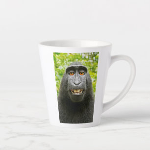 Affen-Selfie Milchtasse