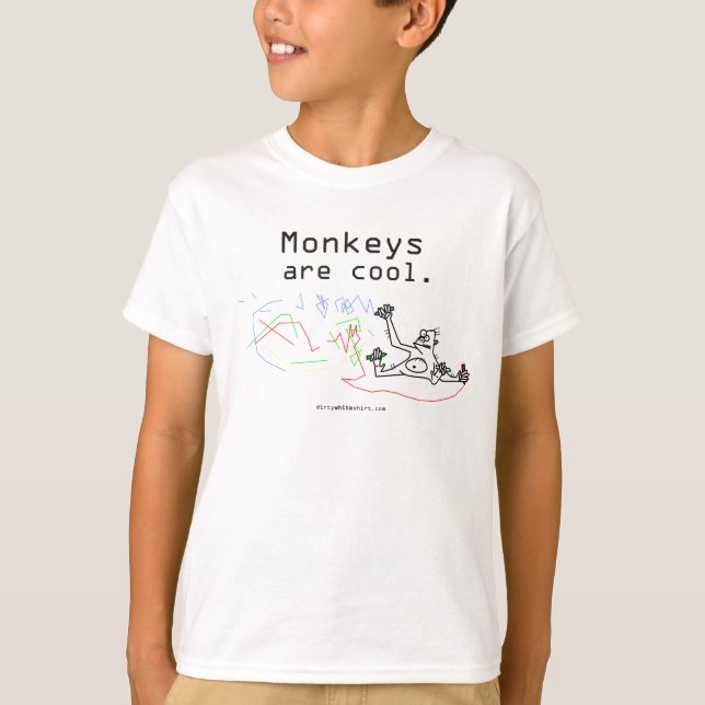 Affen sind kühl T-Shirt (Vorderseite)