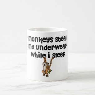 Affen stehlen meine Unterwäsche! Kaffeetasse