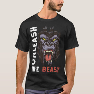 Affen Tier Silberrücken Natur lustig T-Shirt