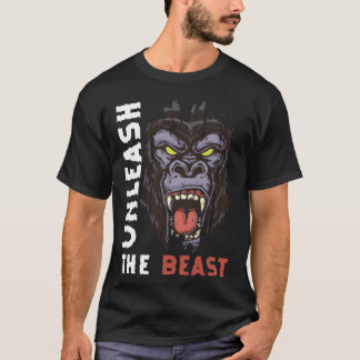 Affen Tier Silberrücken Natur lustig T-Shirt
