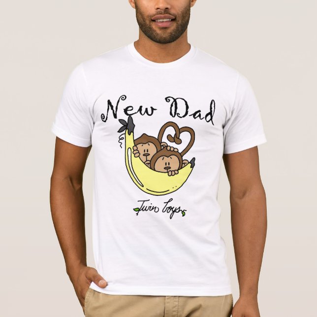 Affen Vater von Twin Boys Tshirts and Gifts (Vorderseite)