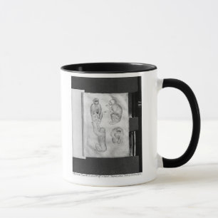 Affen, vom Vallardi Album Tasse