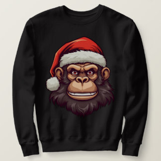 Affen Weihnachten Sweatshirt
