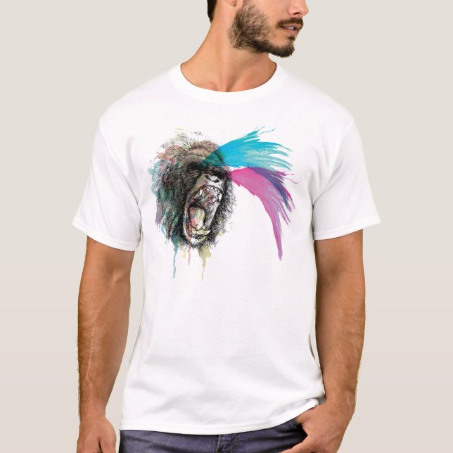 Affenangriff T-Shirt (Vorderseite)