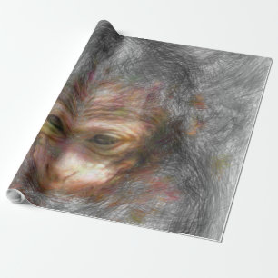 Affenbaby Geschenkpapier