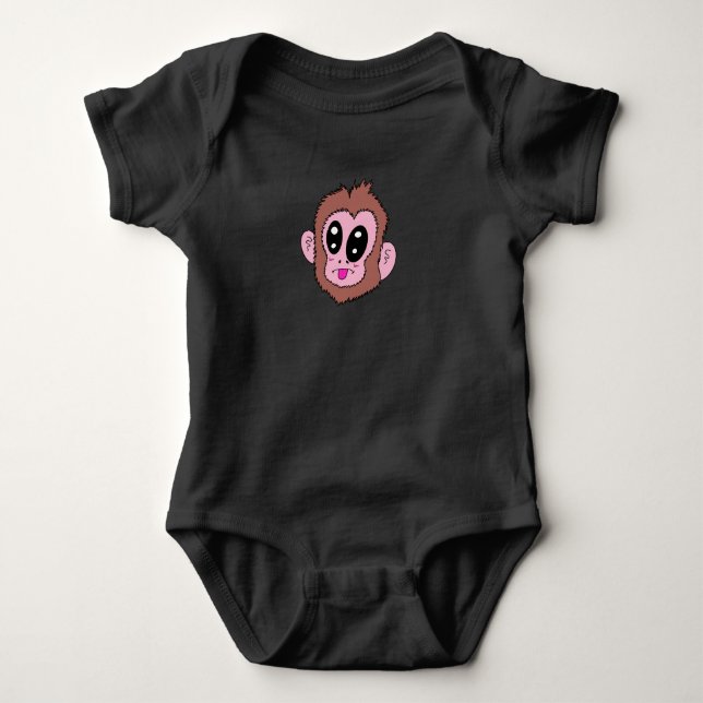 Affenbaby Gesicht Top (Vorderseite)
