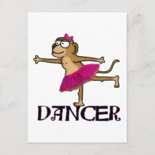 Affenballett Postkarte