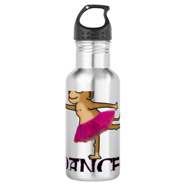 Affenballett Trinkflasche (Vorderseite)