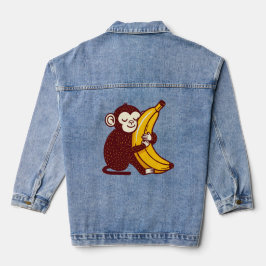Affenbanane Liebe Jeansjacke