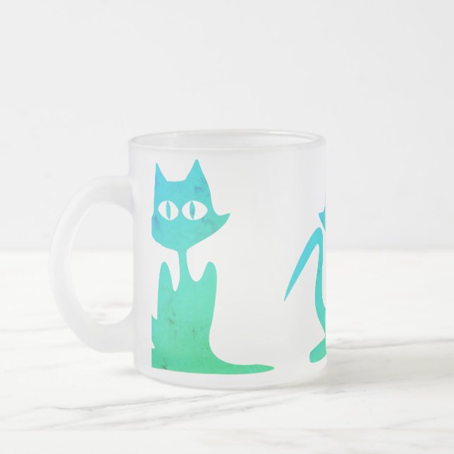 Affenbecher Mattglastasse (Links)