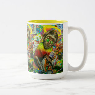 Affenbecher Zweifarbige Tasse