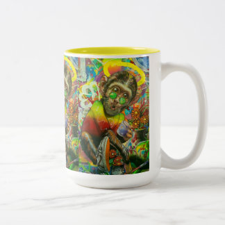 Affenbecher Zweifarbige Tasse