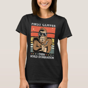 Affenbrille Tieraffe Affe Primat T-Shirt