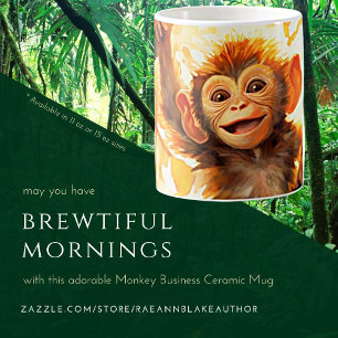 Affenbusiness-Keramikbecher Kaffeetasse