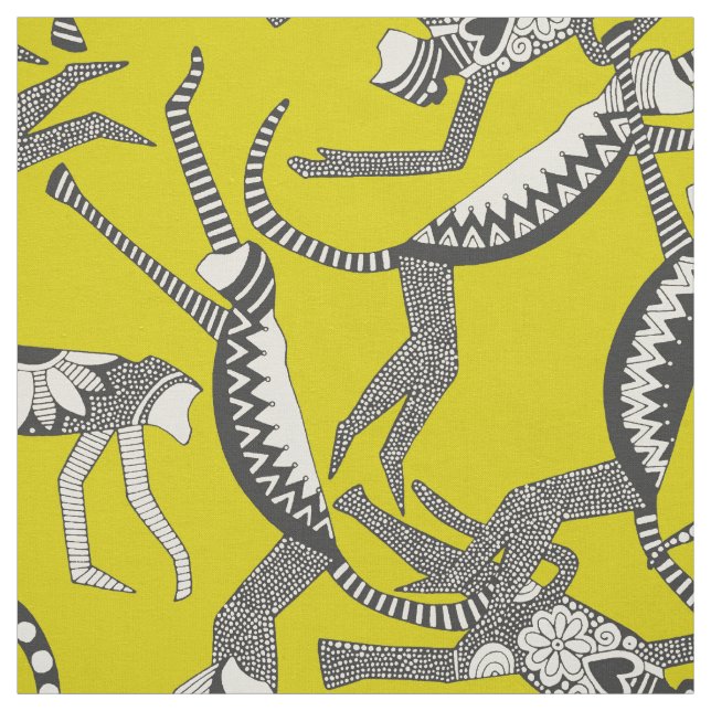Affenchartreuse Stoff (Muster)