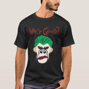 Affenclown Warum so neugierig für Männer Frauen Ki T-Shirt