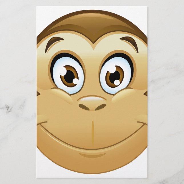 Affenemoji Briefpapier (Vorderseite)