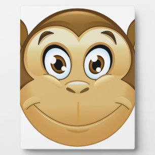 Affenemoji Fotoplatte