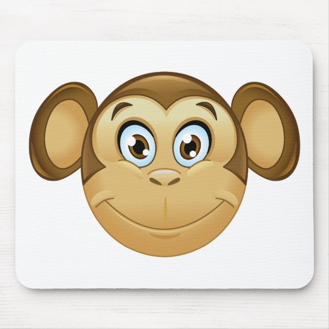 Affenemoji Mousepad (Vorne)