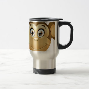 Affenemoji Reisebecher