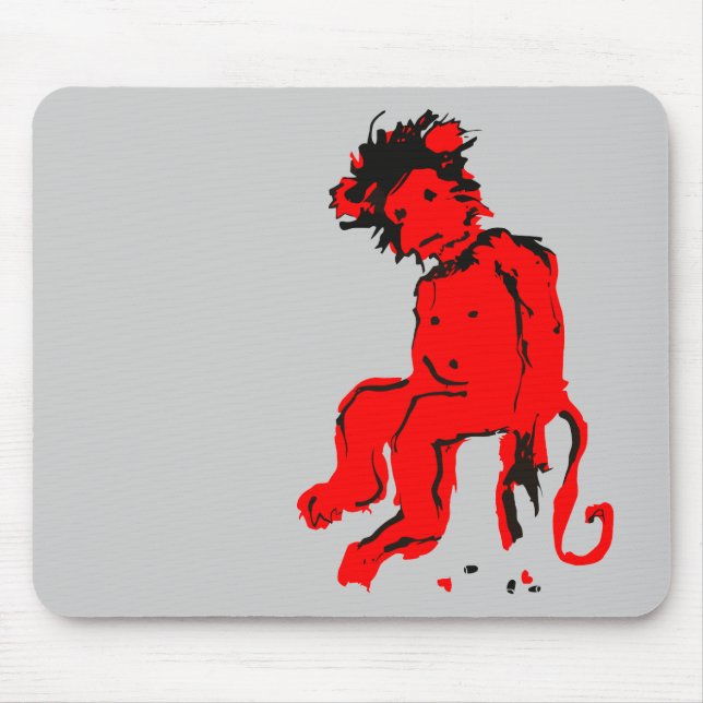 Affenfarbe Mousepad (Vorne)