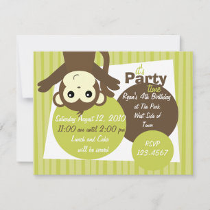 Affenfoto Einladung