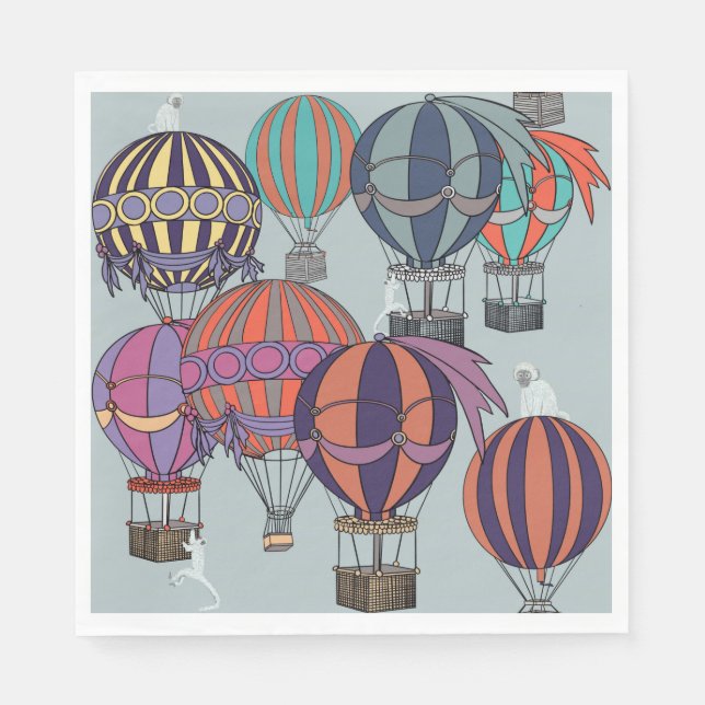 Affengeschäft Serviette (Vorderseite)