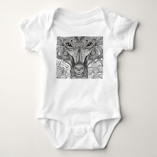 Affengesicht Baby Strampler