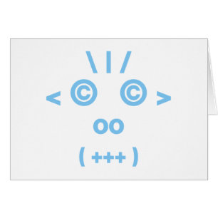 Affengesicht (blau)